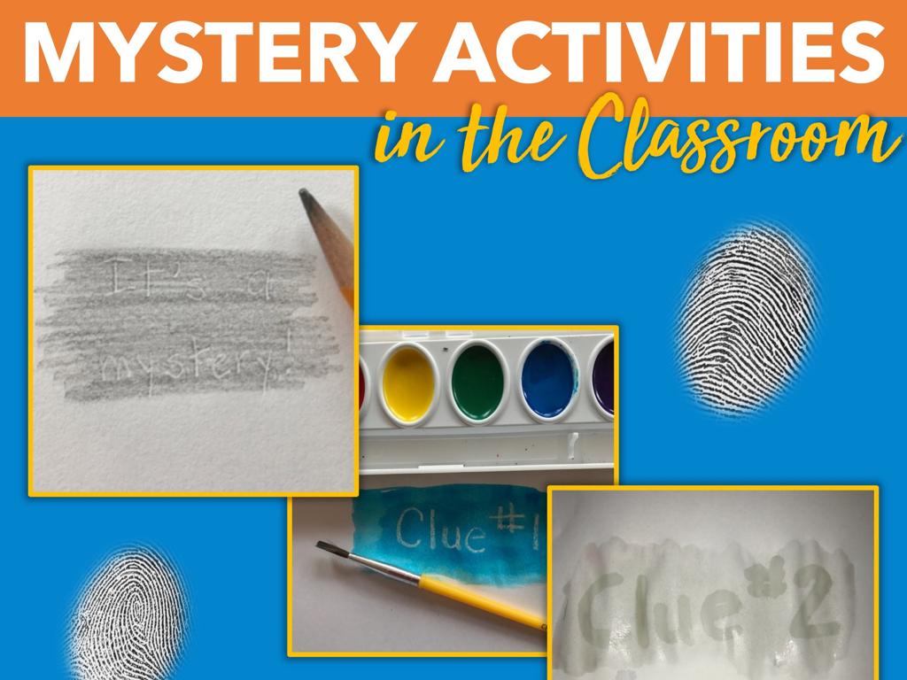 classroom mystery clues