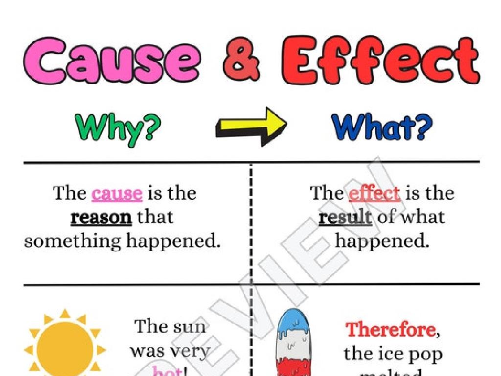 cause effect infographic