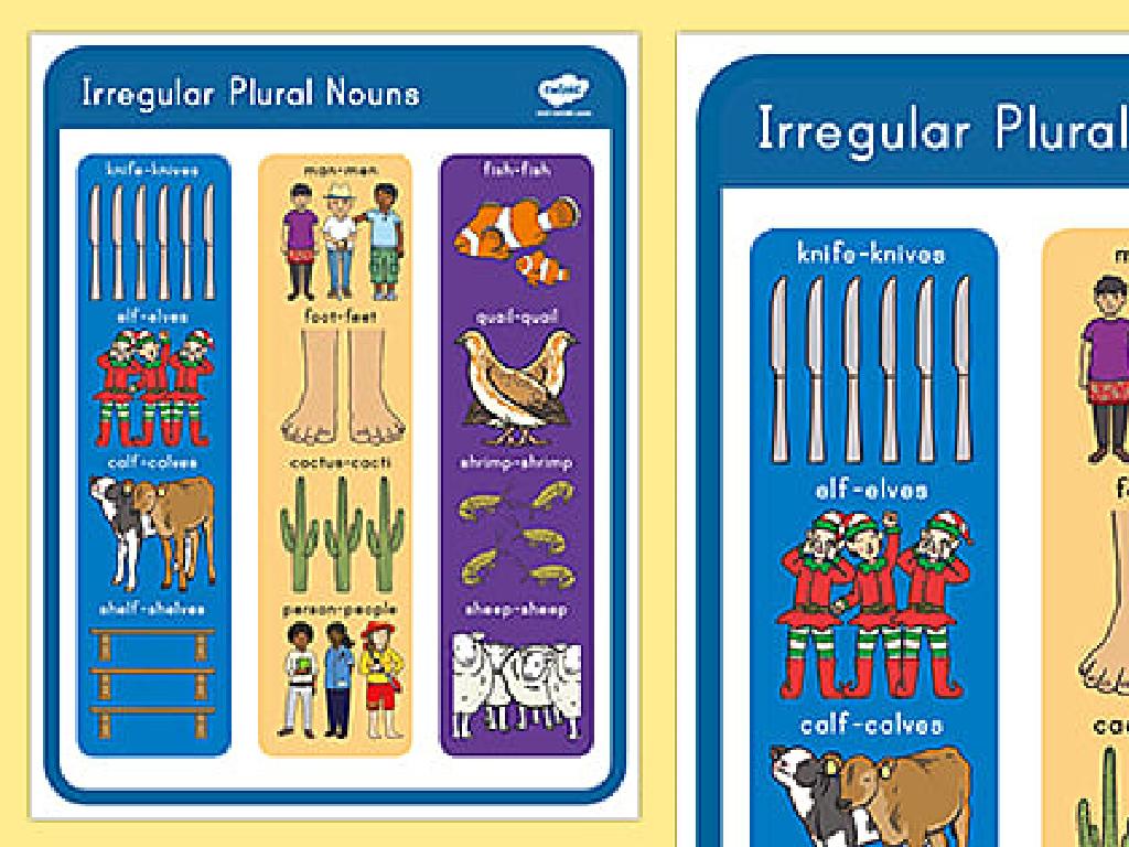 irregular plural nouns