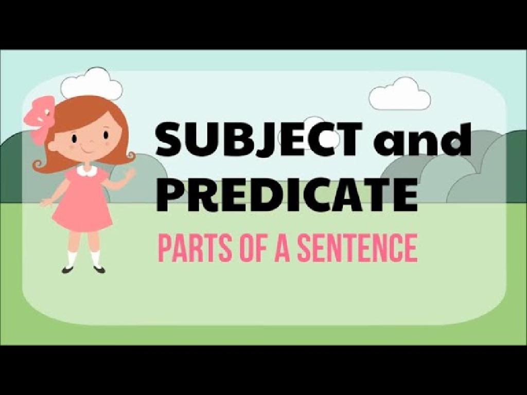 subject predicate cartoon