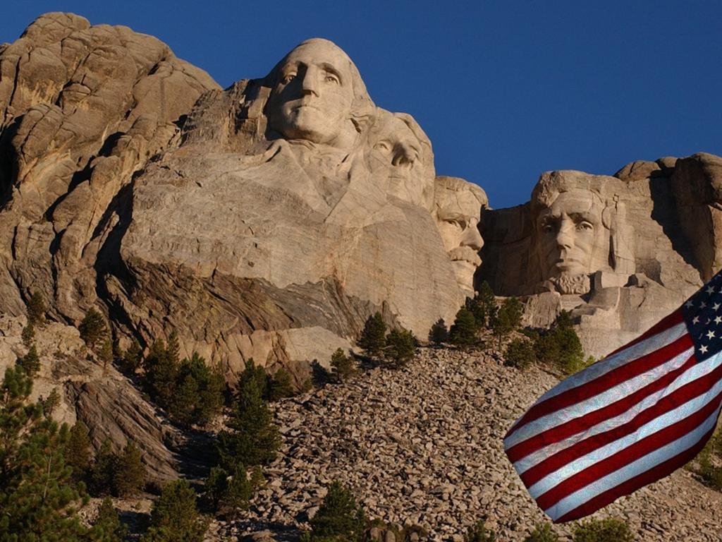 mount rushmore flag