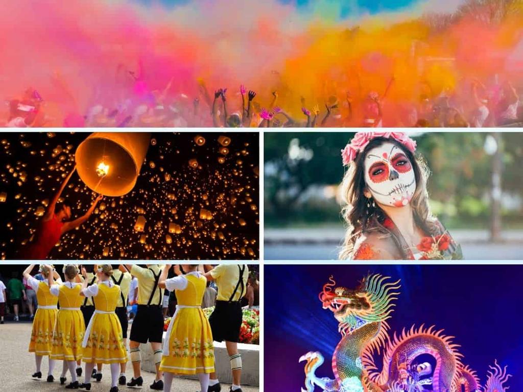 colorful festival celebration