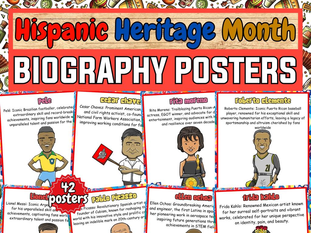 hispanic heritage posters