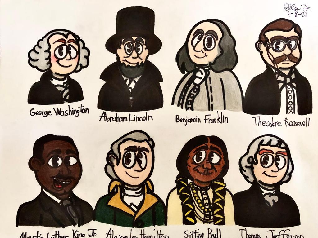 historical figures cartoon