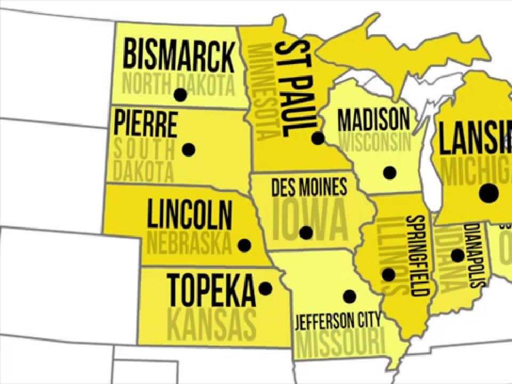 midwest state capitals