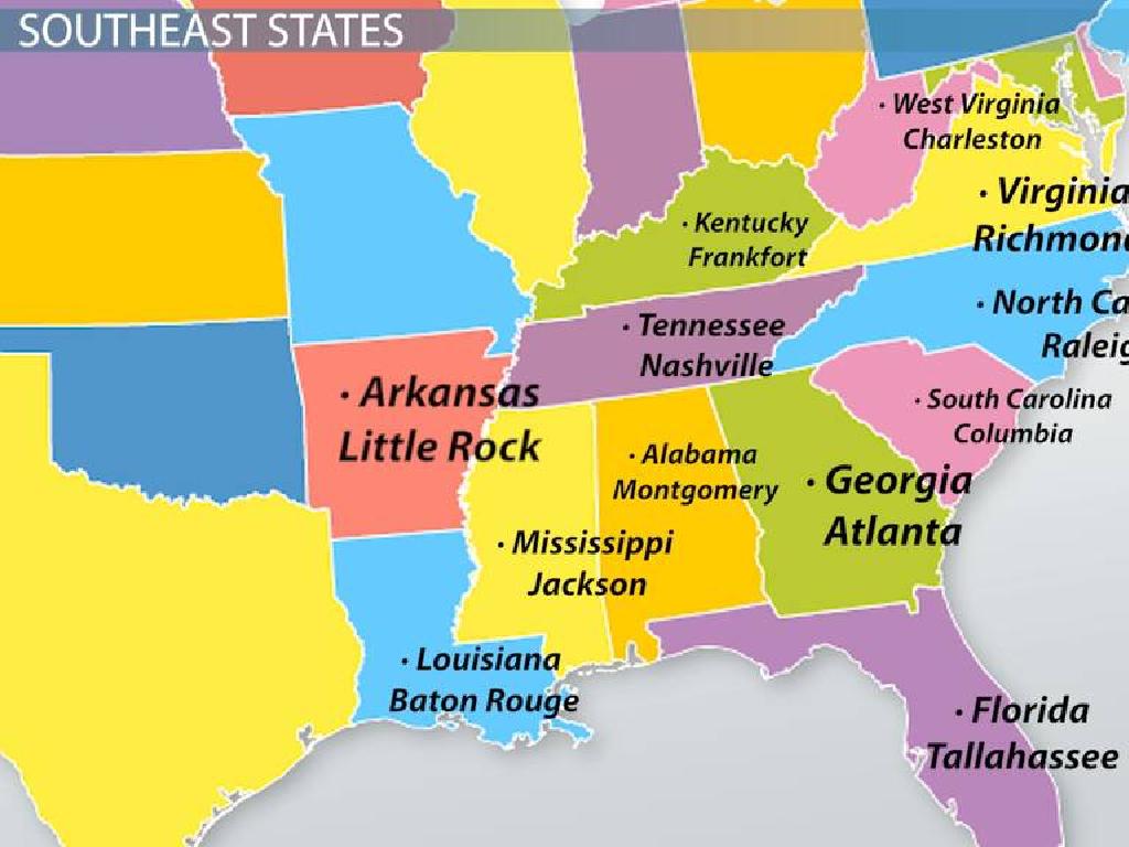 southeast us state capitals